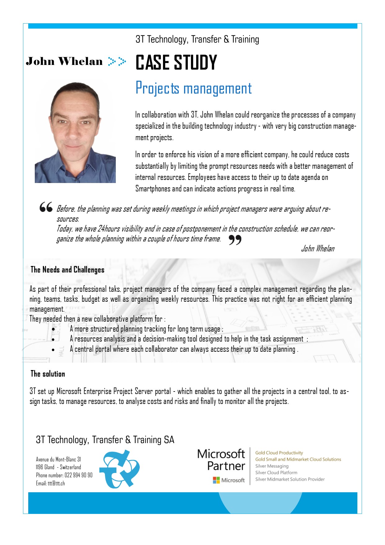 Projects management : success story